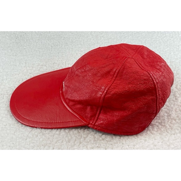 COURRÈGES • Red/White Vinyl Logo Baseball Hat - Picture 4 of 15